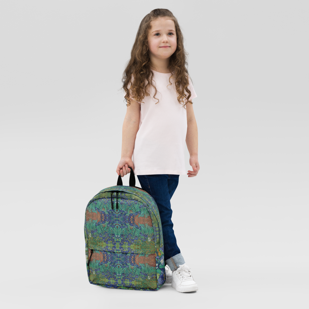 for children and adults spacious art print backpack with art print visual 